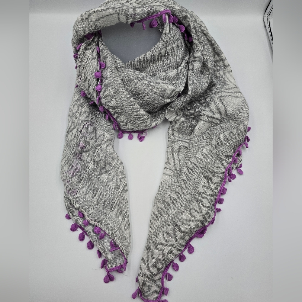 AEROPOSTALE METTALLIC SCARF LIGHTWEIGHT SOFT